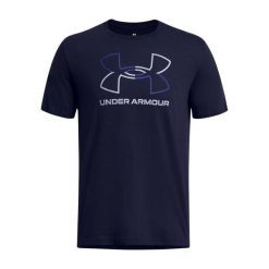 Koszulka sportowa męska Under Armour Gl Foundation Uodate. Niebieskie t-shirty sportowe męskie Under Armour, m, z bawełny, bez ramiączek, na fitness i siłownię. Za 182.00 zł.