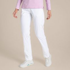 Spodnie damskie Craghoppers NosiLife Milla. Białe spodnie materiałowe damskie CRAGHOPPERS, bez wzorów, sportowe. W wyprzedaży za 341.80 zł.