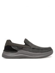 Skechers Półbuty Relaxed Fit: Hasting - Fielden 205066/BLK Czarny. Czarne półbuty męskie Skechers, z materiału, bez zapięcia. Za 289.99 zł.