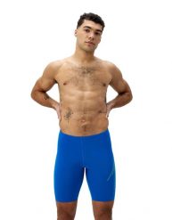 Spodenki pływackie męskie Speedo Hyperboom Plmt Jammer. Niebieskie kąpielówki męskie Speedo, m, bez wzorów, z materiału, na fitness i siłownię. Za 169.99 zł.