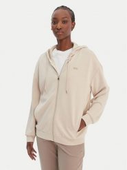 EA7 Emporio Armani Bluza 7W000192 AF12643 U1088 Beżowy Relaxed Fit. Brązowe bluzy bez kaptura damskie EA7 Emporio Armani, l, z syntetyku. Za 709.99 zł.