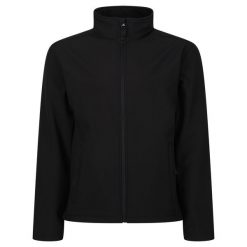 Męski Softshell Reid. Czarne kurtki softshell damskie Regatta, m, bez wzorów, z elastanu, bez kaptura. Za 143.99 zł.