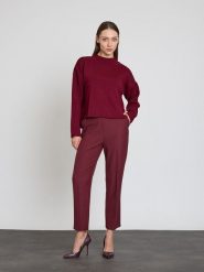 BGN Sweter w kolorze bordowym rozmiar: 40. Czerwone golfy damskie BGN, bez wzorów, bez ramiączek. Za 78.99 zł.