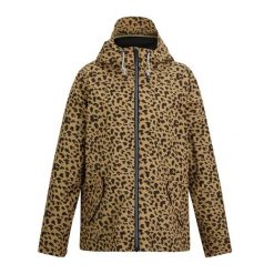 Damska Kurtka Bayletta Leopard Print Waterproof Jacket. Czarne kurtki damskie Regatta, l, z aplikacjami, z dżerseju, z kapturem. Za 268.99 zł.