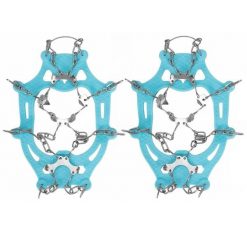 Raczki na buty turystyczne stalowe antypoślizgowe nakładki rozmiar 40-45 turkus. Niebieskie buty trekkingowe męskie SPRINGOS. Za 18.99 zł.