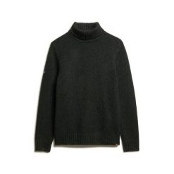Sweter z golfem Superdry. Czarne swetry męskie Superdry., na zimę, m, bez wzorów, bez kołnierzyka. Za 408.95 zł.