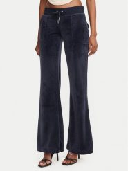 Juicy Couture Spodnie dresowe Layla JCSEBJ001G Granatowy Regular Fit. Niebieskie spodnie dresowe damskie Juicy Couture, xxs, bez wzorów, z dresówki. Za 399.99 zł.