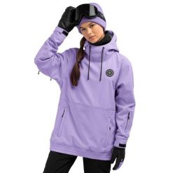 Kurtka snowboardowa damska W1-W Snowy. Niebieskie kurtki damskie SIROKO, m, bez wzorów, z materiału, z kapturem, narciarskie. Za 380.00 zł.