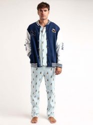 Disney Bluza w kolorze niebiesko-białym rozmiar: L. Białe bluzy bez kaptura męskie Disney, l, z bawełny. Za 165.99 zł.