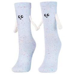 Niebieskie Damskie Skarpety Friends Moraj. Niebieskie skarpetki damskie Moraj, bez wzorów, z bawełny. Za 12.99 zł.