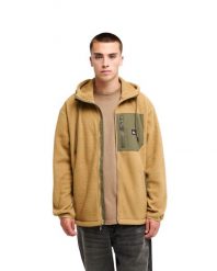Bluza z kapturem dla Mężczyzn CLEAN COAST HOOD Beżowy. Brązowe bluzy z kapturem męskie Quiksilver, m, z materiału. Za 429.99 zł.