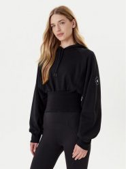 Adidas by Stella McCartney Bluza JG1543 Czarny Loose Fit. Czarne bluzy bez kaptura damskie adidas by Stella McCartney, xl, z bawełny. Za 349.99 zł.