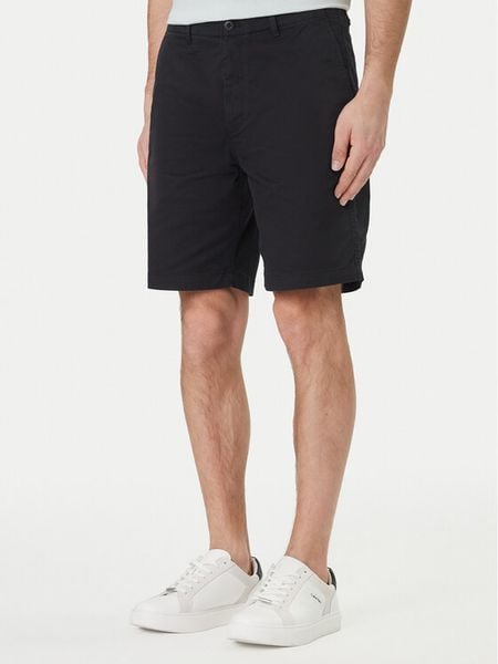 Calvin Klein Jeans Szorty materiałowe LV04RF617G Czarny Regular Fit. Czarne szorty męskie Calvin Klein Jeans, bez wzorów, z bawełny. Za 329.99 zł.