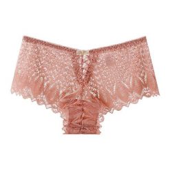 Szorty koronkowe z falbanką wszechstronne i eleganckie Sidonie. Czerwone szorty damskie Intica, bez wzorów, z koronki, eleganckie. Za 59.00 zł.