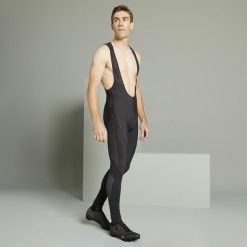 Spodnie rowerowe MTB XC Rockrider długie. Czarne szorty męskie ROCKRIDER, bez wzorów, z materiału, sportowe. Za 179.99 zł.