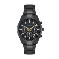 Spears & Walker Zegarek na reke ze stali nierdzewnej w kolorze czarnym Zegarki 1 ct Męskie. Czarne, analogowe zegarki męskie Spears & Walker, z mosiądzu. Za 659.99 zł.