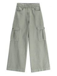Coccodrillo Spodnie materiałowe WC5119102DGJ Khaki Regular Fit. Brązowe spodnie dziewczęce COCCODRILLO, z bawełny. Za 69.99 zł.