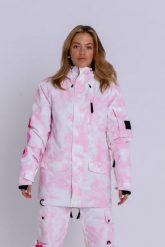 Kurtka narciarska/snowboardowa Yeh Girl - Katie Ormerod Pink Tie Dye Signature. Czerwone kurtki narciarskie i snowboardowe damskie OOSC, s, bez wzorów, z kapturem, narciarskie. Za 1,710.99 zł.