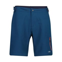 Spodenki męskie turystyczne CMP 30C5967. Niebieskie szorty męskie CMP, bez wzorów, sportowe. W wyprzedaży za 345.40 zł.