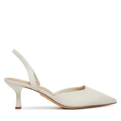 Czółenka Aldo. Białe czółenka damskie Aldo, bez wzorów, bez obcasa. Za 359.99 zł.