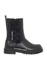 Patrizia Pepe Botki w kolorze czarnym rozmiar: 37. Czarne botki damskie Patrizia Pepe, bez obcasa, bez zapięcia. Za 208.83 zł.