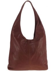 ORE10 Skórzana torebka "Vercelli" w kolorze bordowym - 40 x 30 x 14 cm rozmiar: onesize. Czerwone torebki klasyczne damskie ORE10, bez wzorów, ze skóry, bez dodatków. Za 289.88 zł.