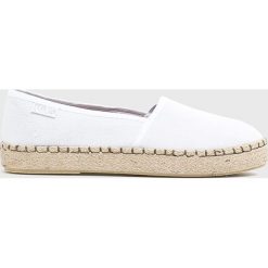 Big Star - Espadryle. Białe espadryle damskie Big Star, bez wzorów, z gumy, bez obcasa. W wyprzedaży za 39.90 zł.