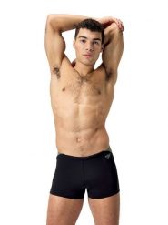 Speedo Kąpielówki "Eco+ H-Boom" w kolorze czarno-oliwkowym rozmiar: 4. Brązowe kąpielówki męskie Speedo, bez wzorów, z materiału. Za 113.90 zł.