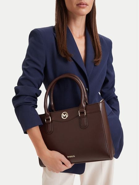 MEXX Torebka CEO-MEXX-S-001-10 Brązowy. Brązowe torebki klasyczne damskie Mexx, bez wzorów, ze skóry, bez dodatków. Za 229.99 zł.