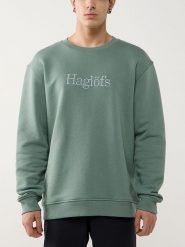 Haglöfs Bluza w kolorze zielonym rozmiar: M. Zielone bluzy bez kaptura damskie Haglöfs, m, z bawełny. Za 245.54 zł.