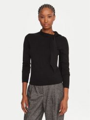 Marella Sweter Osaka 2525366061000 Czarny Regular Fit. Czarne swetry klasyczne damskie Marella, xxl, z wiskozy, bez kołnierzyka. Za 529.99 zł.
