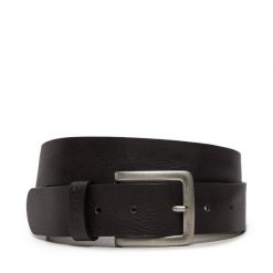 Pasek Męski Guess. Czarne paski męskie Guess, z aplikacjami. Za 139.99 zł.