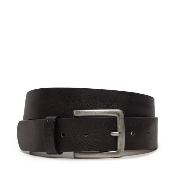 Pasek Męski Guess. Czarne paski męskie Guess, z aplikacjami. Za 239.99 zł.