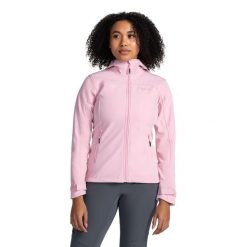 Damska kurtka softshell Kilpi RAVIA-W. Czerwone kurtki damskie Kilpi, l, bez wzorów, z softshellu, bez kaptura. Za 256.81 zł.