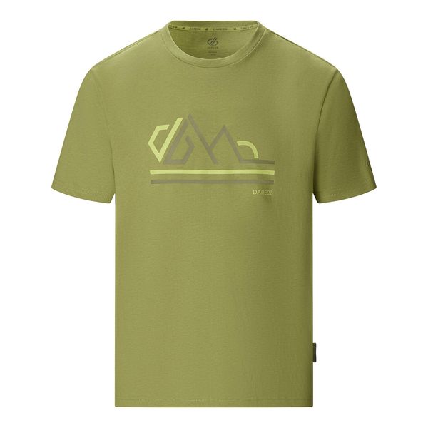 T-shirt Męski Z Górą Movement III. Zielone t-shirty męskie Regatta, l, bez wzorów, z bawełny, bez kołnierzyka. Za 91.99 zł.