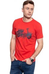 MĘSKI T-SHIRT MUSTANG ALEX C PRINT 1008962 7179. T-shirty męskie Mustang, m, bez wzorów, bez kołnierzyka. W wyprzedaży za 39.99 zł.