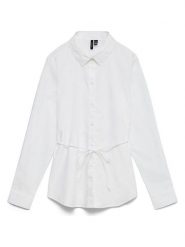 Vero Moda Koszula w kolorze białym rozmiar: M. Białe koszule damskie Vero Moda, m, bez wzorów, z bawełny, bez kołnierzyka, bez ramiączek. Za 129.95 zł.