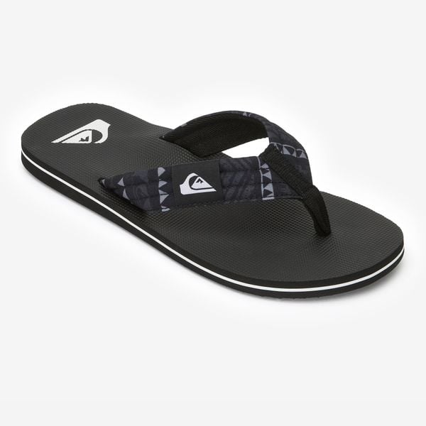 Second Life - Japonki męskie Quiksilver Molokai Layback - Stan Doskonały. Czarne klapki i japonki męskie Quiksilver, z bawełny. Za 101.99 zł.