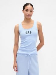GAP Top w kolorze błękitnym rozmiar: XXL. Niebieskie topy damskie GAP, xxl, bez wzorów, ze splotem, bez kołnierzyka. Za 43.78 zł.