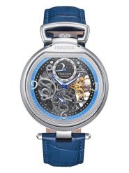 Heritor Zegarek automatyczny "Lincoln" w kolorze niebieskim rozmiar: onesize. Niebieskie, analogowe zegarki męskie Heritor, ze stali. Za 587.99 zł.