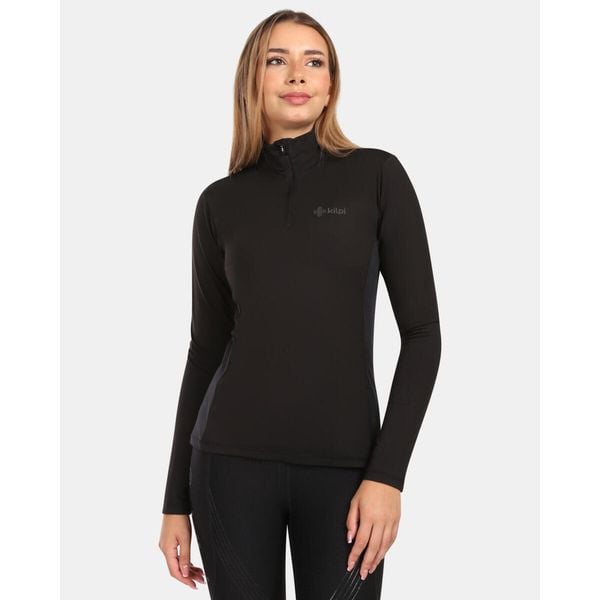 Damska koszulka termoaktywna z długim rękawem Kilpi WILLIE-W. Czarne bielizna termoaktywna damska Kilpi, bez wzorów. Za 194.84 zł.
