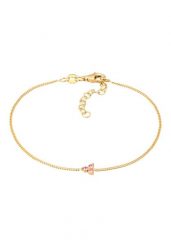Elli Bransoletka Damska Łańcuszek Szklane Kryształy Szlif Xilion Rose 925 Sterling Silver 16 cm Bransoletki 1 ct Damski. Czerwone bransoletki damskie Elli, srebrne. Za 163.99 zł.