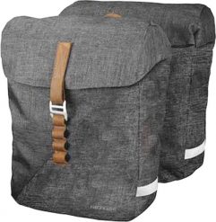 Torba na bagażnik rowerowy z adapterem snapit Tubus racktime heda. Szare torebki klasyczne damskie RACKTIME, bez wzorów, ze skóry, bez dodatków. Za 409.90 zł.