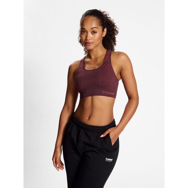 Biustonosz dla kobiet Hummel Mt Fade. Brązowe biustonosze sportowe damskie HUMMEL, bez wzorów. Za 148.50 zł.