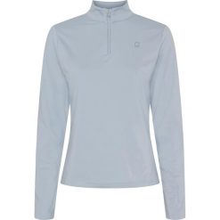 Damska koszulka jeździecka z długim rękawem Equipage Kolyma. Niebieskie t-shirty damskie EQUIPAGE, l, bez wzorów, z materiału, bez kołnierzyka. Za 237.50 zł.