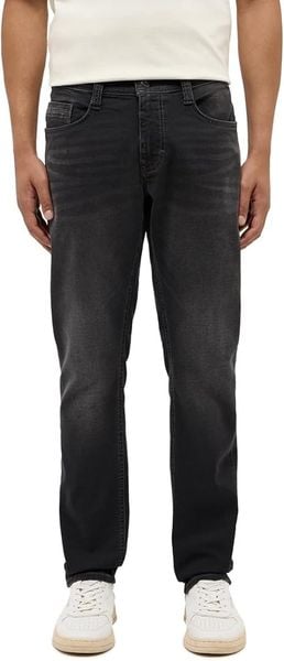 Męskie Spodnie Jeansowe MUSTANG Oregon Slim K Denim Black 1015871 4000 503. Czarne spodnie materiałowe męskie Mustang, bez wzorów, z denimu. Za 199.99 zł.