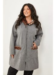 Curvy Lady Płaszcz przejściowy w kolorze szarym rozmiar: 40/42. Szare płaszcze damskie Curvy Lady, bez wzorów, klasyczne. Za 148.26 zł.