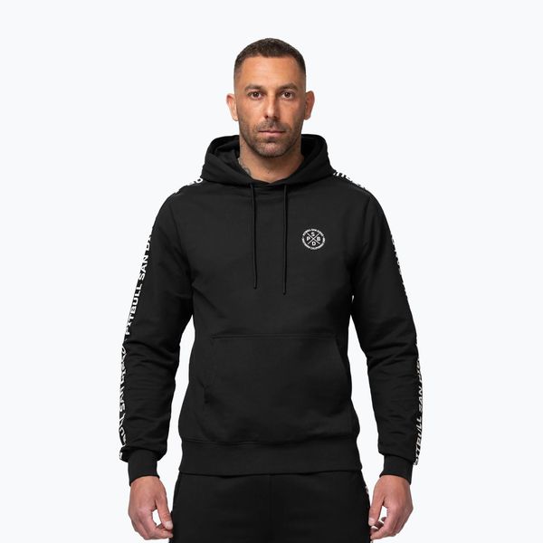 Bluza męska Pitbull Tape Parker Hooded. Czarne bluzy z kapturem męskie PITBULL, m, z bawełny. Za 249.99 zł.