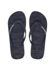 Emporio Armani Japonki EX000041 AF22188 MB480 Niebieski. Niebieskie klapki i japonki męskie Emporio Armani, z syntetyku. Za 319.99 zł.