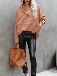 LA Angels Bluza w kolorze beżowym rozmiar: XL. Brązowe bluzy z kapturem damskie LA Angels, xl. Za 152.99 zł.